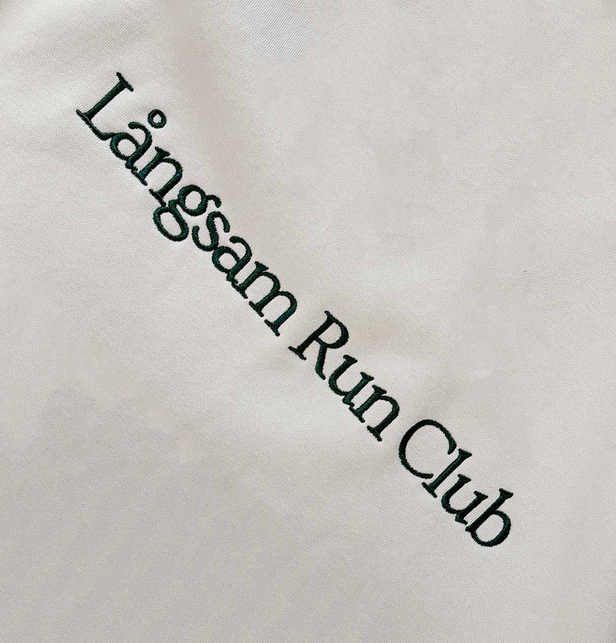 Heavy Embroidery Sweatshirt – Bone