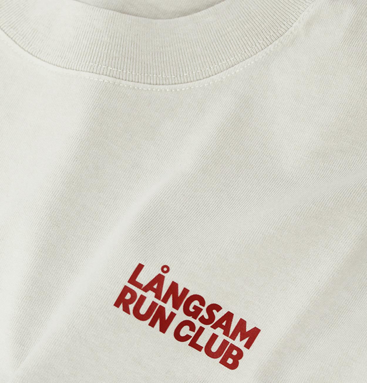 Heavy Faded Logo T-Shirt – Bone