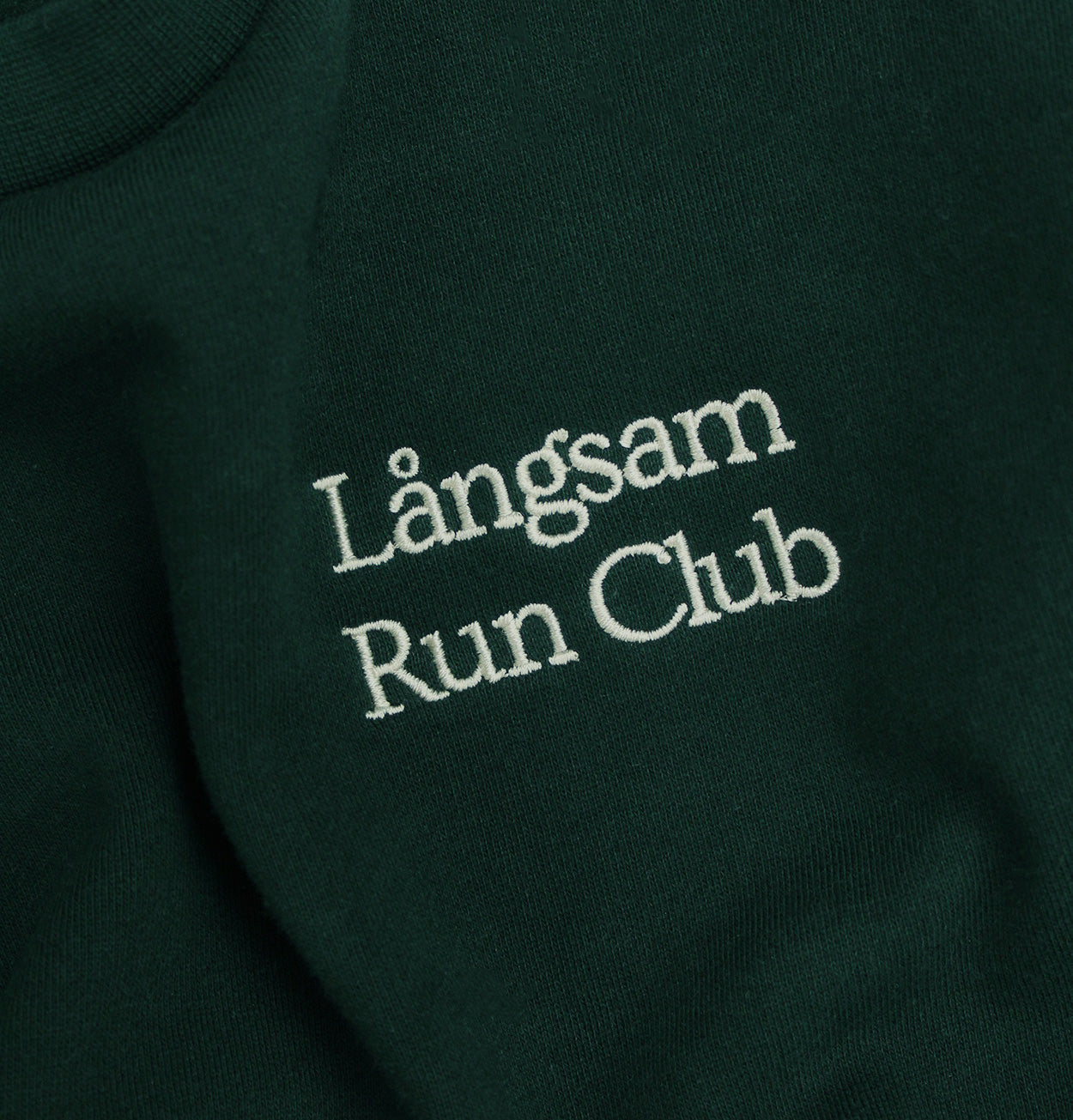 Embroidered Logo Sweatshirt – Pine Green