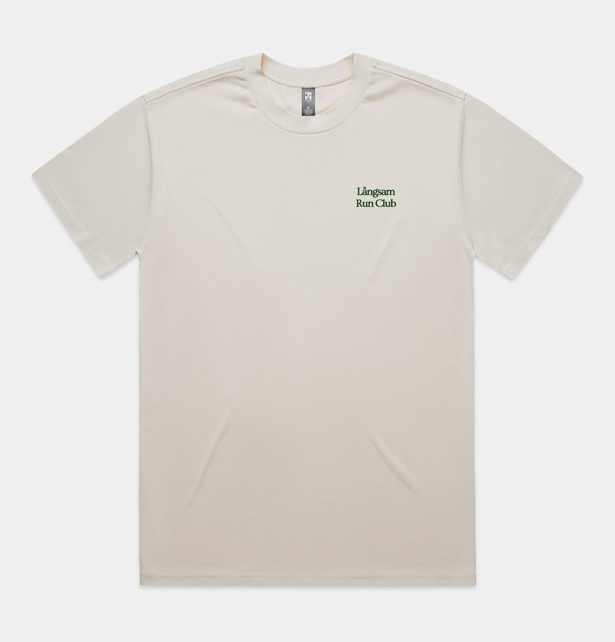 Embroidered Logo T-Shirt – Ecru