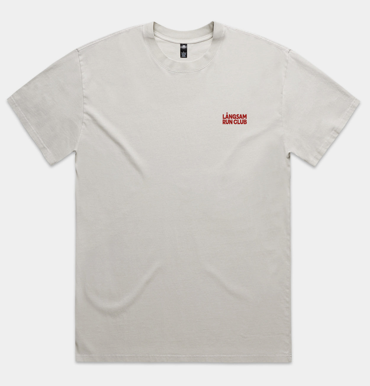 Heavy Faded Logo T-Shirt – Bone