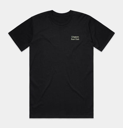 Embroidered Logo T-Shirt – Black