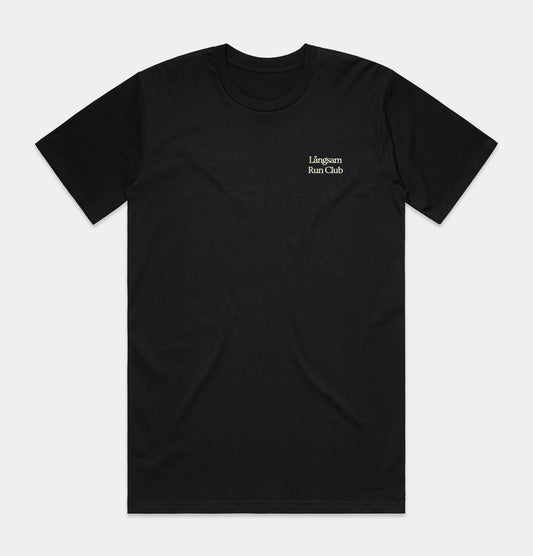 Embroidered Logo T-Shirt – Black