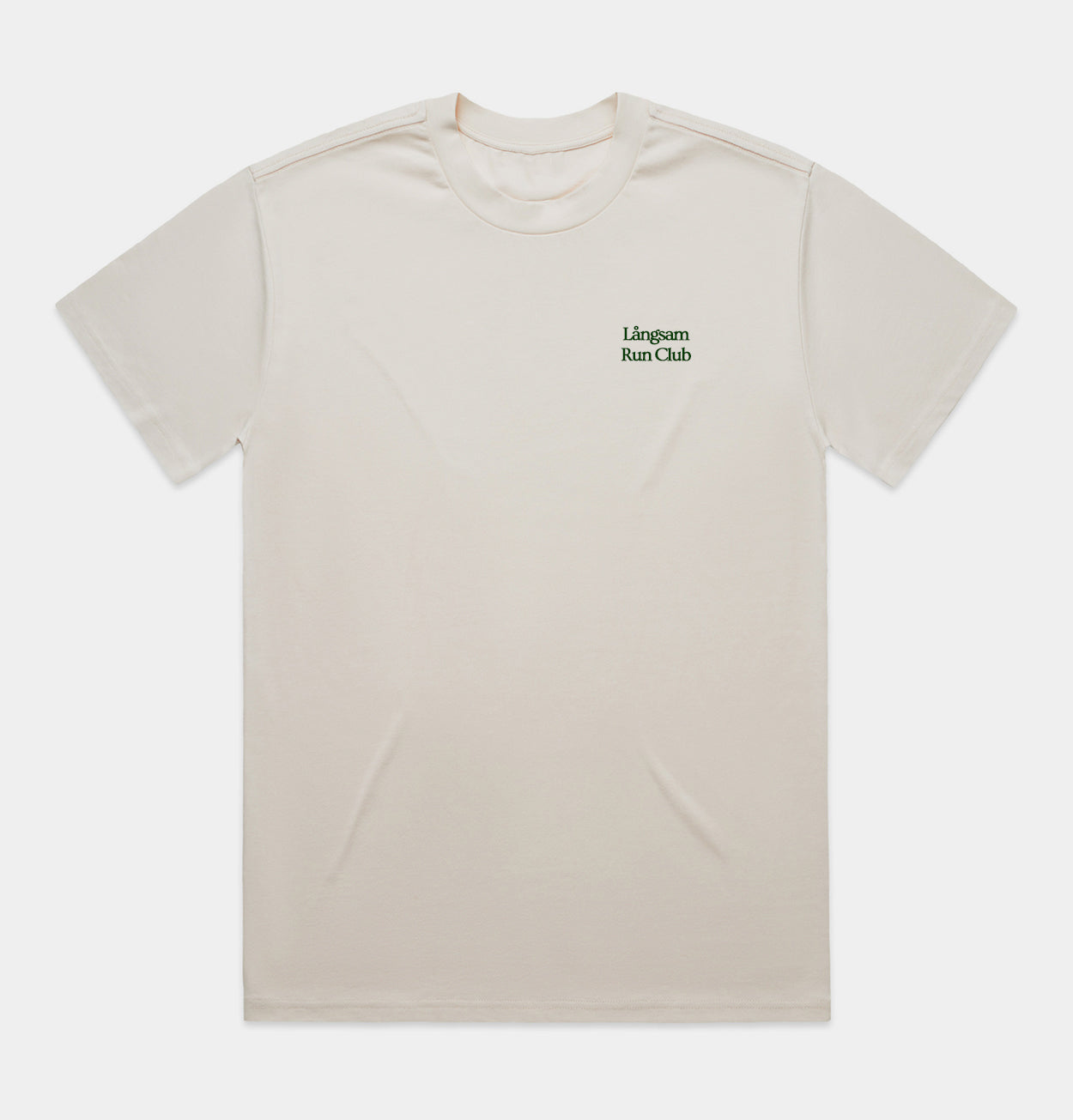 Embroidered Logo T-Shirt – Ecru