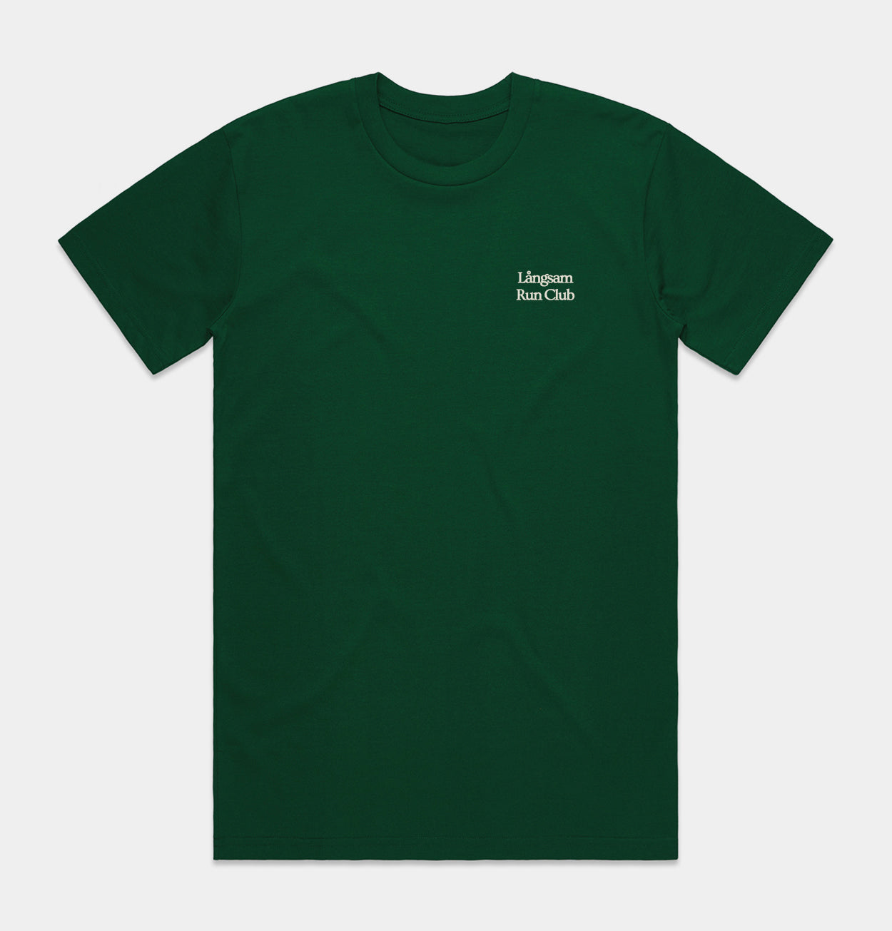 Embroidered Logo T-Shirt – Emerald