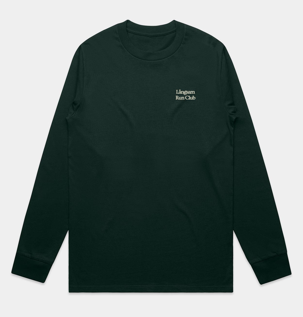 Embroidered Logo Long Sleeve T-Shirt