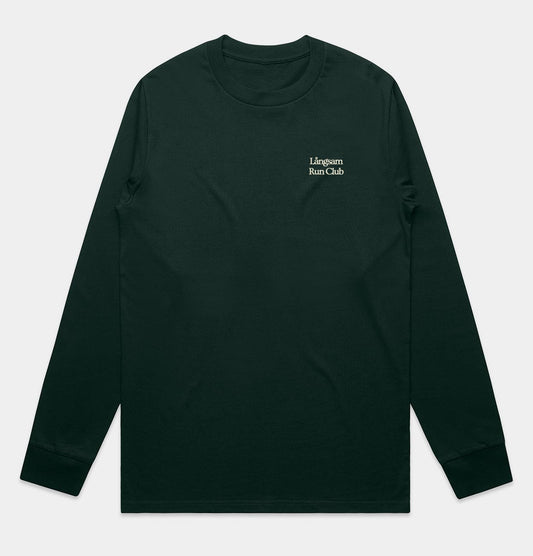 Embroidered Logo Long Sleeve T-Shirt