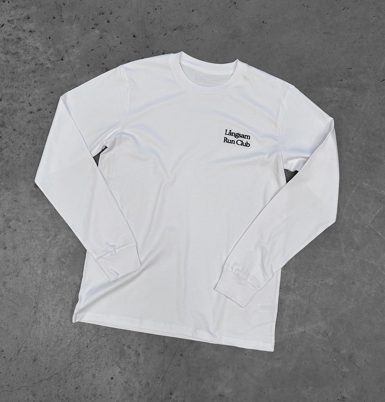 Embroidered Logo Long Sleeve T-Shirt