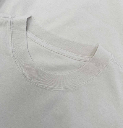 Heavy Faded Logo Long Sleeve T-Shirt – Bone