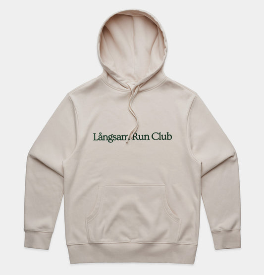 Heavy Hooded Embroidery Sweatshirt – Bone