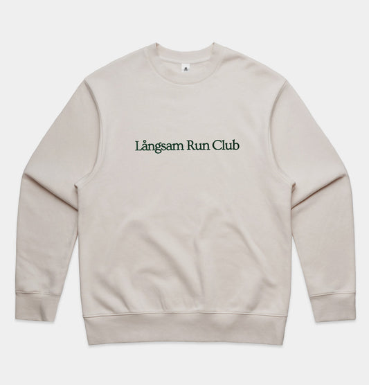 Heavy Embroidery Sweatshirt – Bone