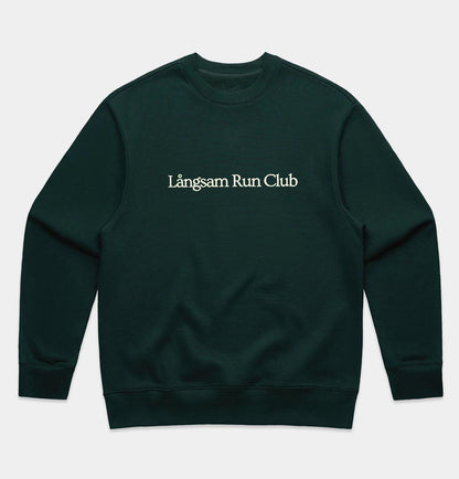 Heavy Embroidery Sweatshirt – Pine Green