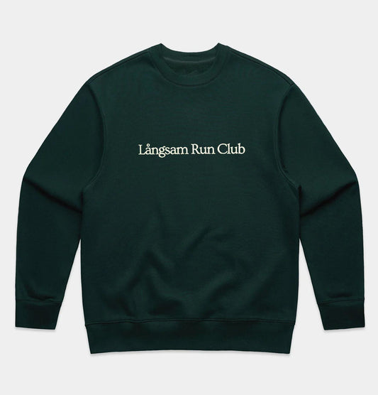Heavy Embroidery Sweatshirt – Pine Green