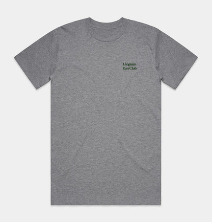 Embroidered Logo T-Shirt – Athletic Heather