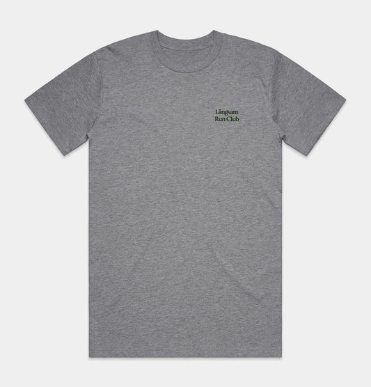 Embroidered Logo T-Shirt – Athletic Heather