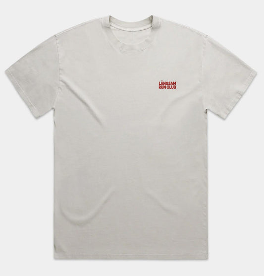 Heavy Faded Logo T-Shirt – Bone