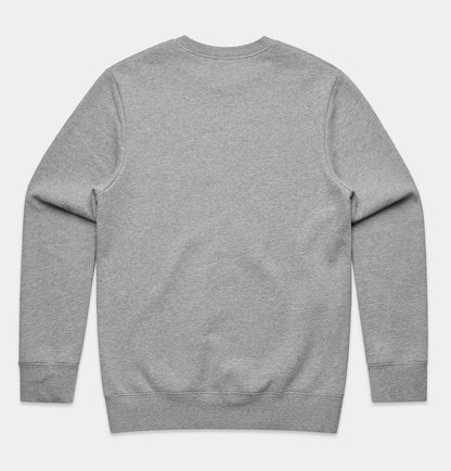 Embroidered Logo Sweatshirt – Athletic Heather