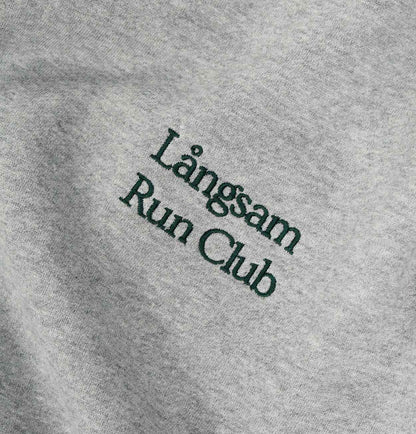 Embroidered Logo Sweatshirt – Athletic Heather