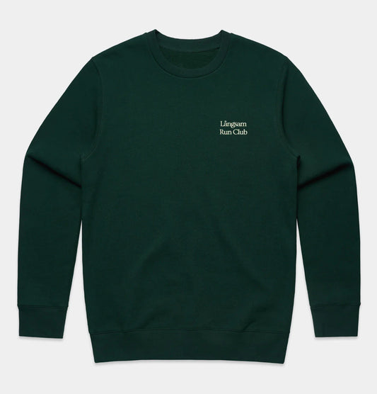 Embroidered Logo Sweatshirt – Pine Green