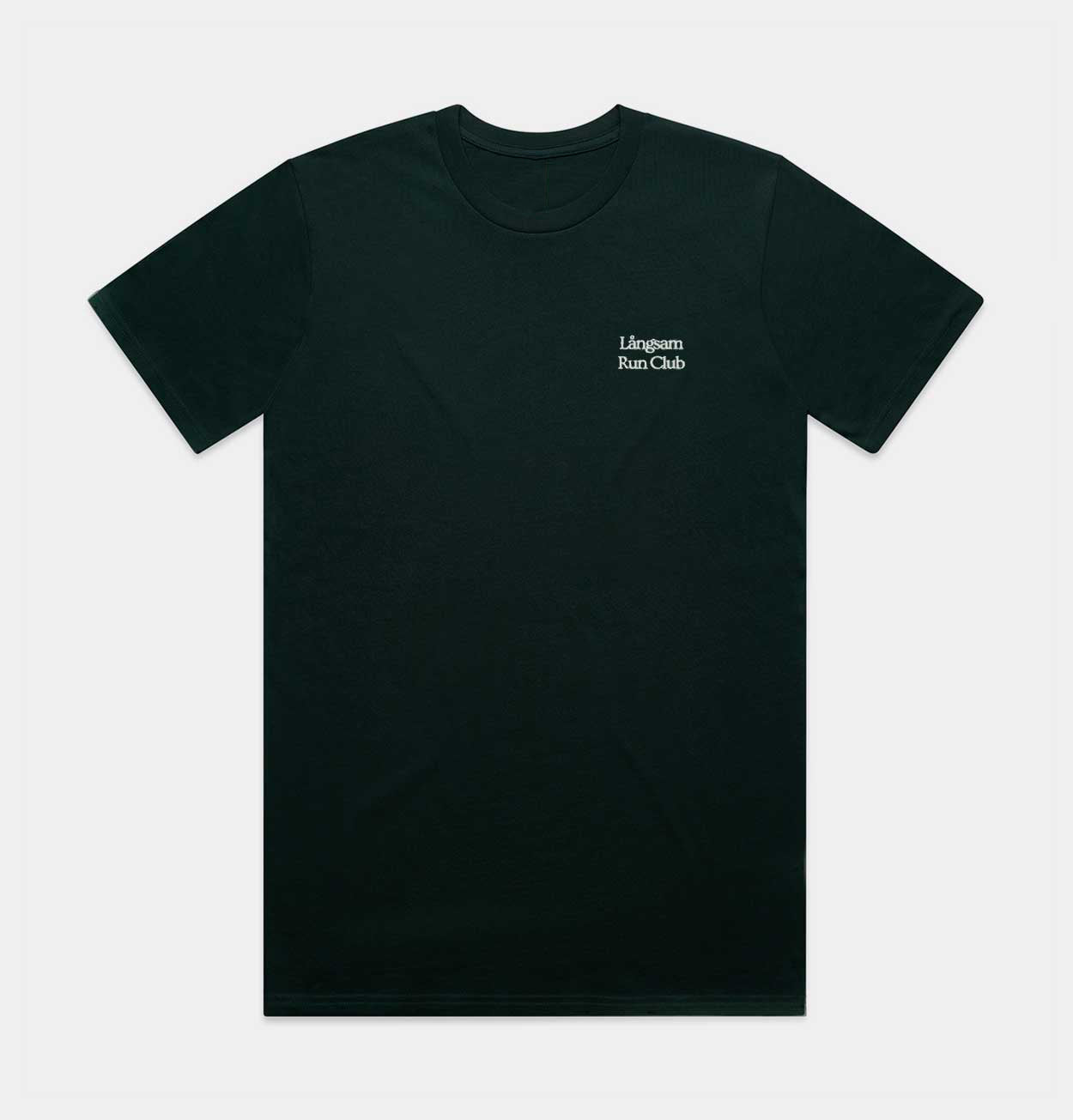 Embroidered Logo T-Shirt – Pine Green