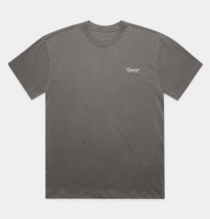 Heavy Faded Vintage Script T-Shirt